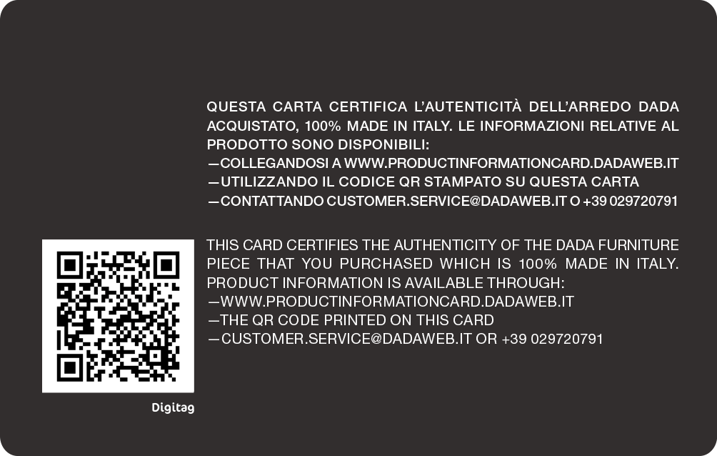 Product Information Card