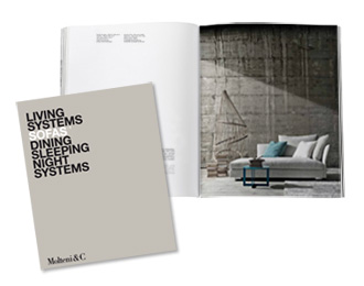 New coordinated graphic design <br>for the Molteni&C catalogues
