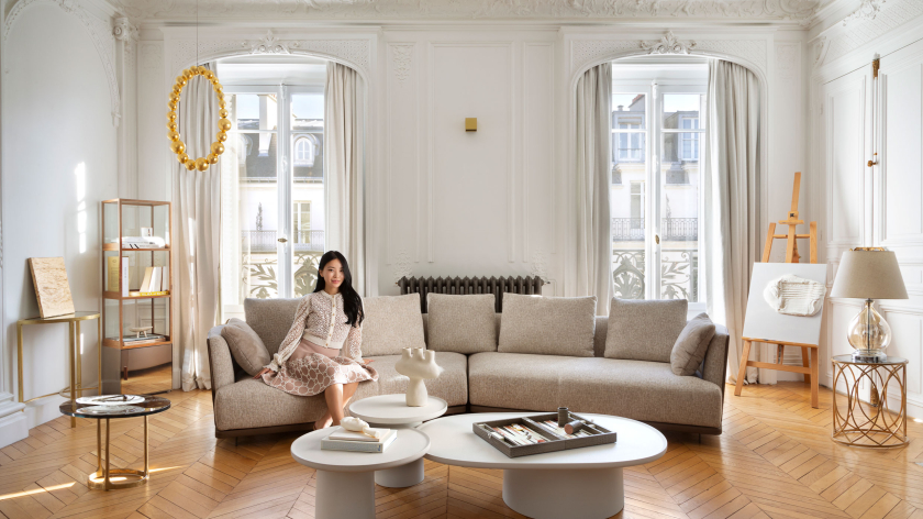 Maison Suri: Alla scoperta dell'appartamento di Su Park a Parigi, arredato da Molteni&C
