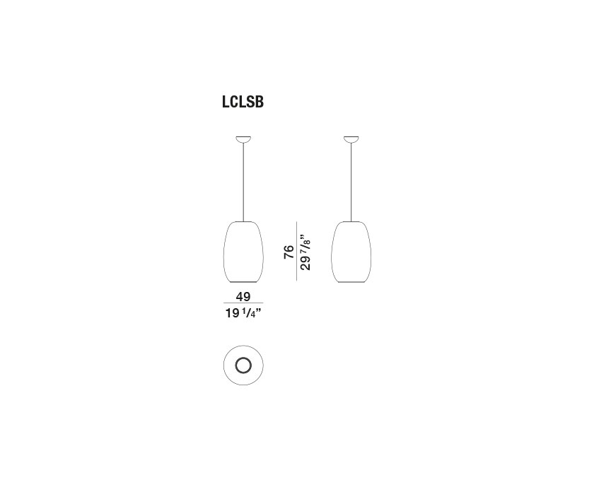 Suspension Lamp Closer B LCLSB
