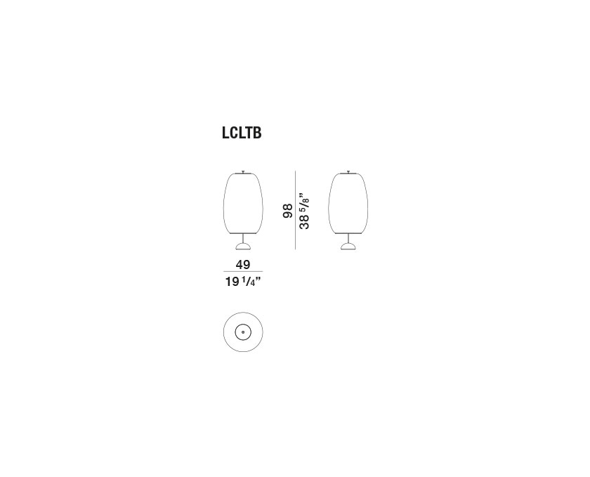 Table Floor - Table Lamp Closer B LCLTB
