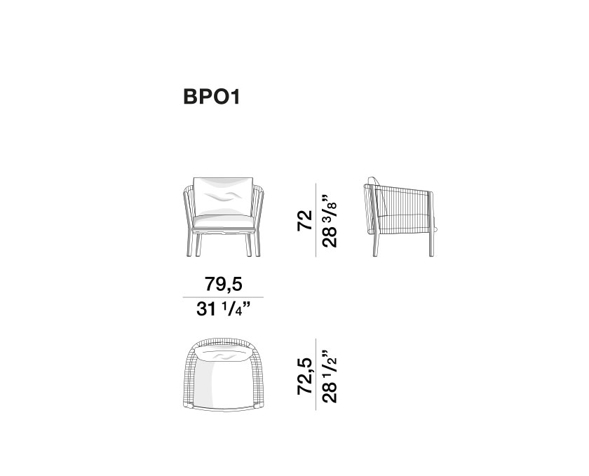 Boboli - Outdoor Armchair
