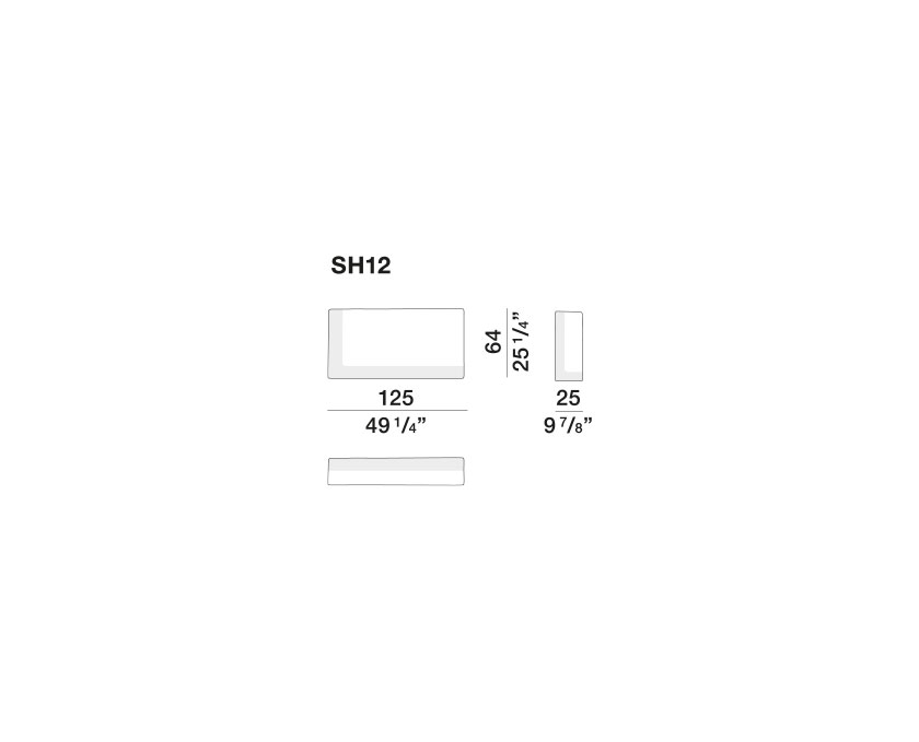 Italian design linear or corner modular sofa - Freestyle - Molteni&C