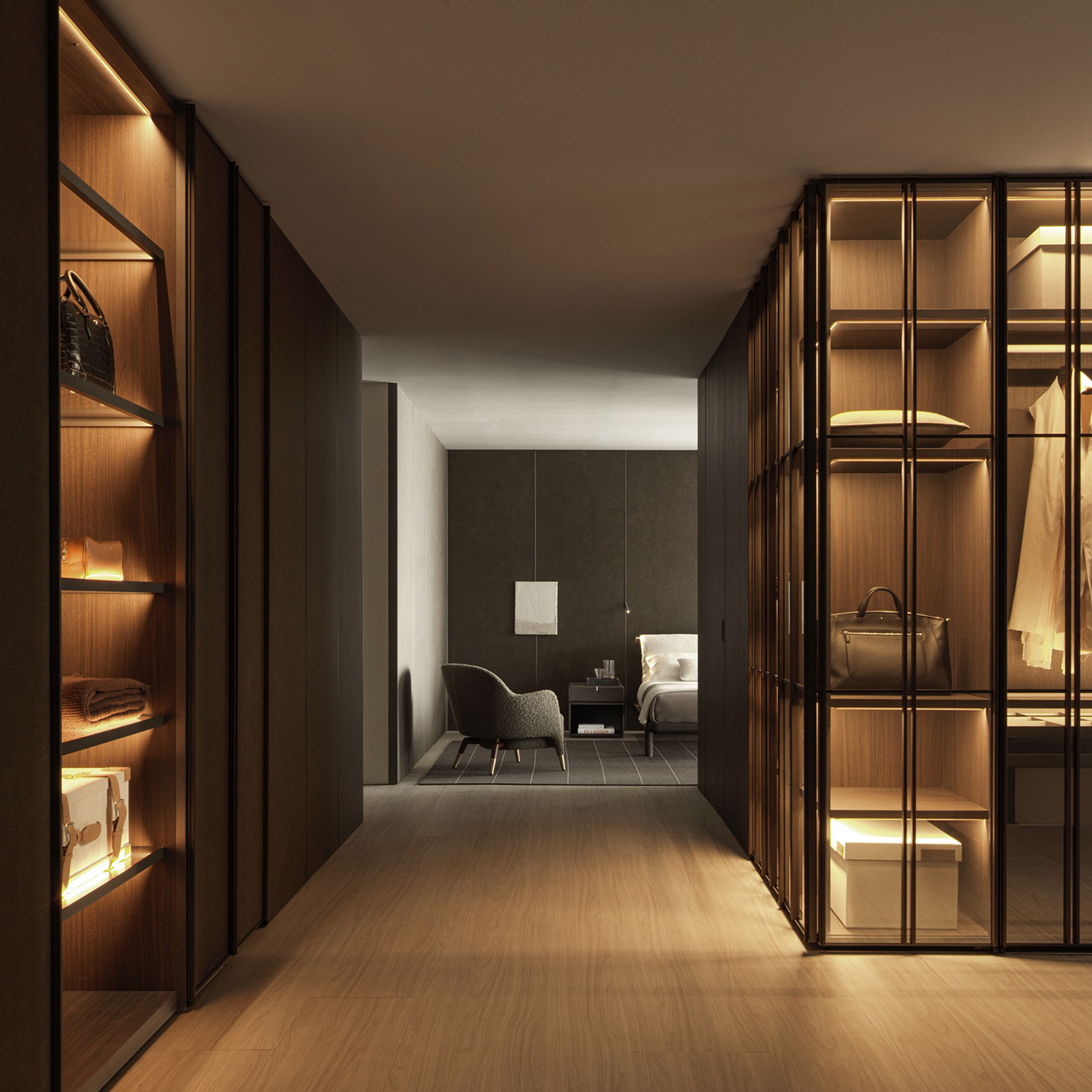 CLOSETS AND BEDROOM