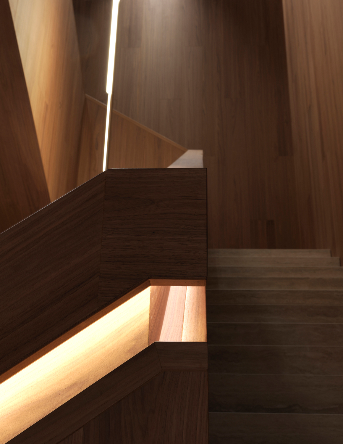 Molteni&C New York City Flagship Store stair detail 