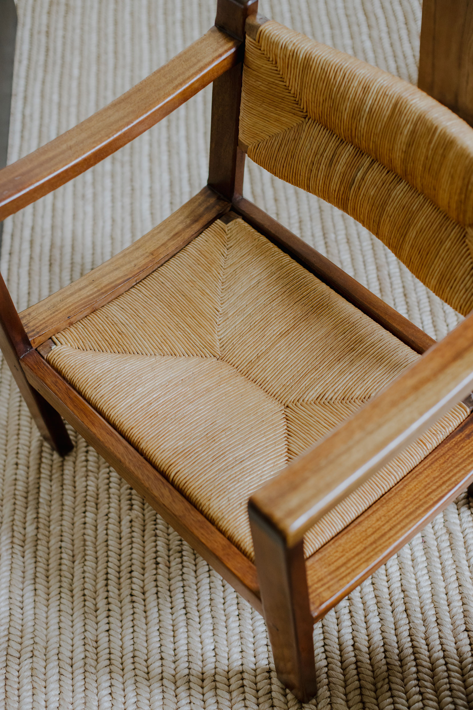 A pair of armchairs by Elizabeth Eyre de Lanux selected by Vincent Van Duysen | Photograph courtesy of Kevin Faingnaert