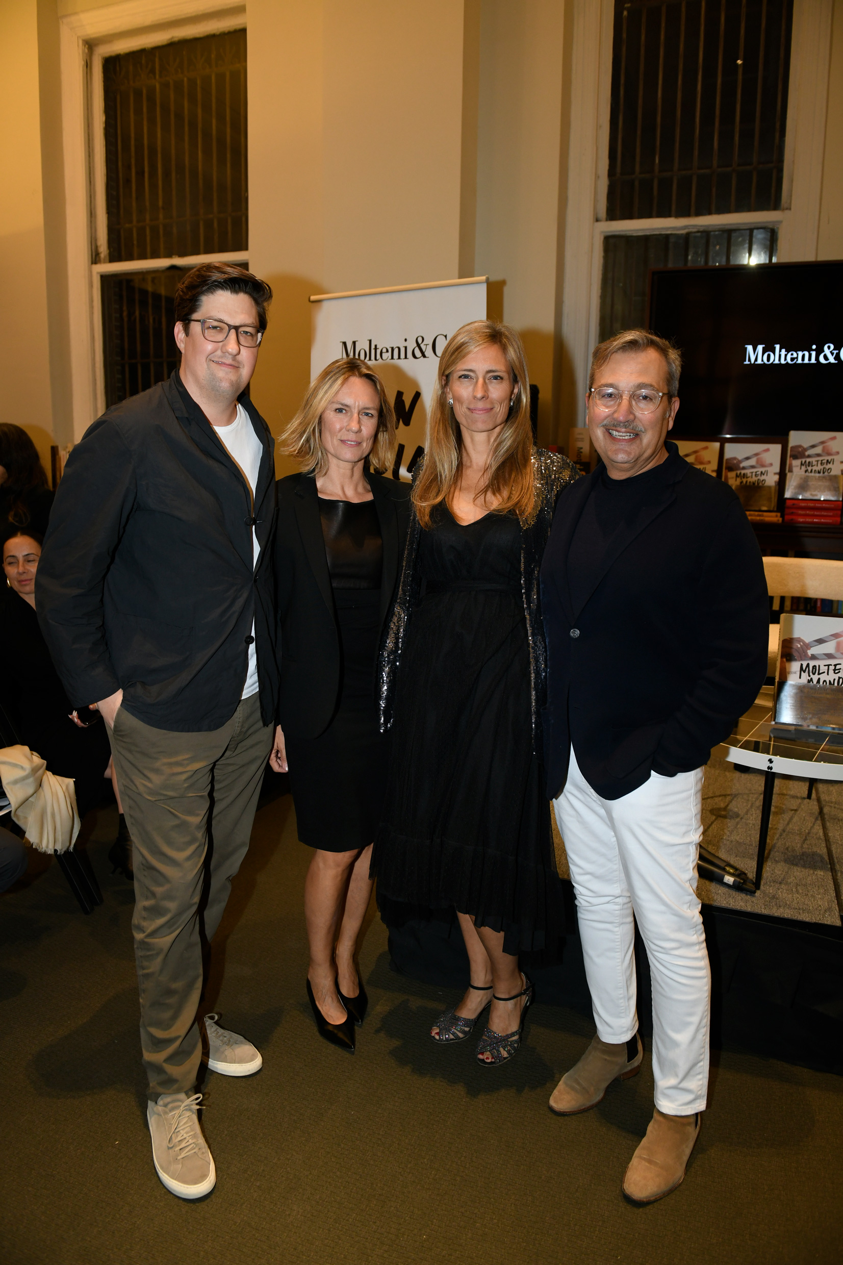 Giulia Molteni, Francesca Molteni, Spencer Bailey and Anthony Cenname