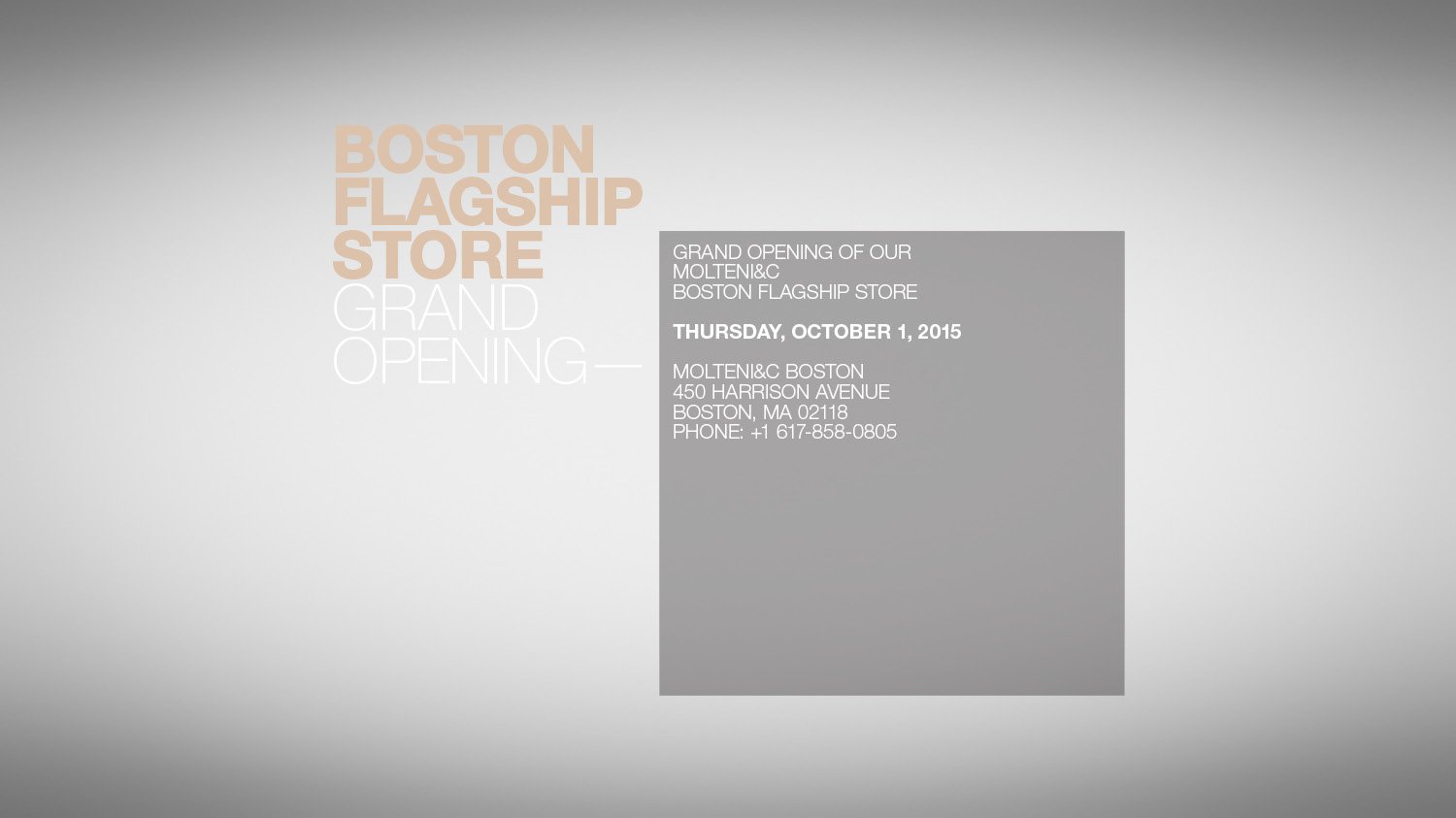 Molteni&C Boston flagship store grand opening