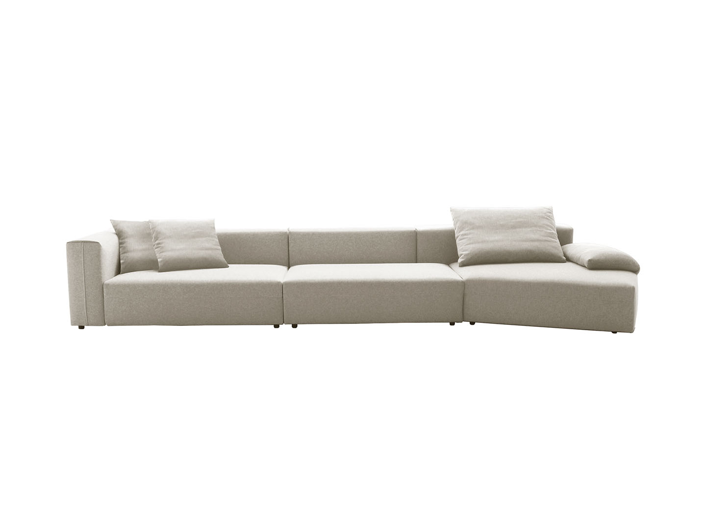 Italian design linear or corner modular sofa - Freestyle - Molteni&C