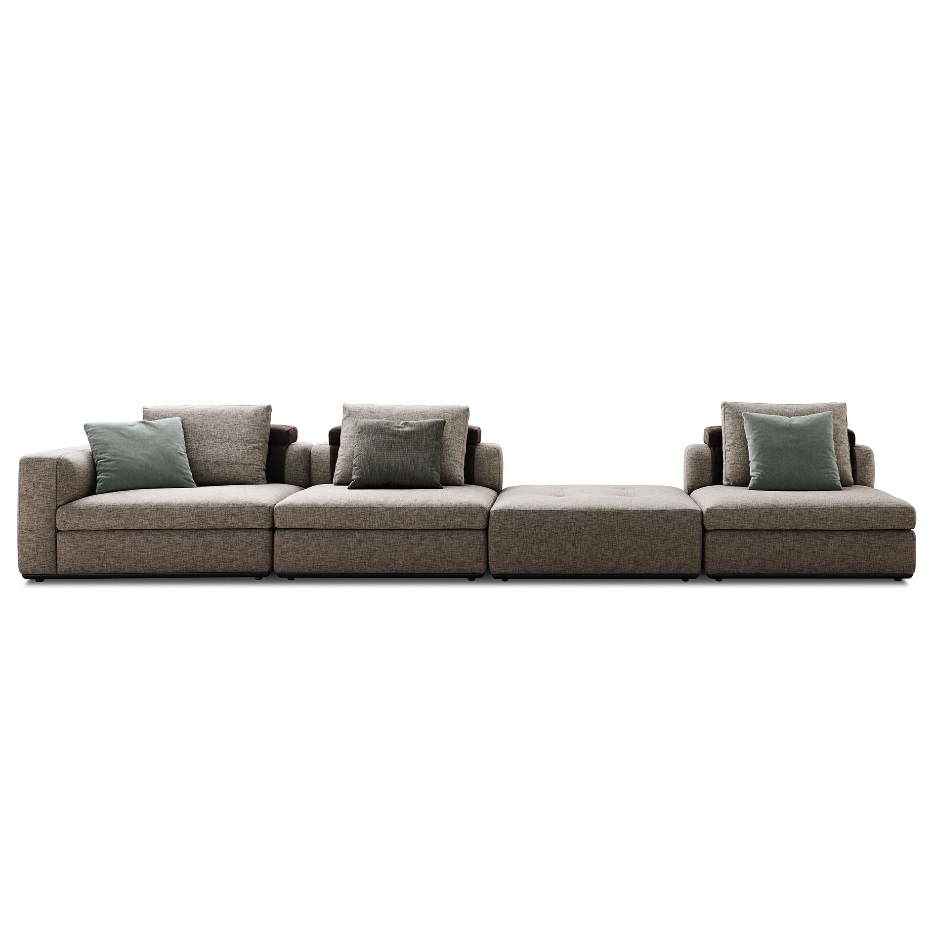 Italian design modular corner sofa - Albert - Molteni&C